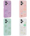 Xiaomi Redmi Note 12 4G Kılıf Kabartma Figürlü Parlak Toys Silikon Kapak