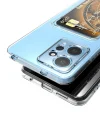 Xiaomi Redmi Note 12 5G Kılıf Kartlıklı Şeffaf Setra Clear Silikon Kapak