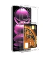 Xiaomi Redmi Note 12 Pro 5G Kılıf Kartlıklı Şeffaf Setra Clear Silikon Kapak