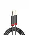 AU-708 Örgü Tasarımlı Aux Audio Kablo 3.5mm 3m