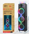 GD-3126 Dijital LED Göstergeli Mikrofonlu RGB TWS Üçlü 10 inç Stereo Bass Kablosuz Karaoke Hoparlör