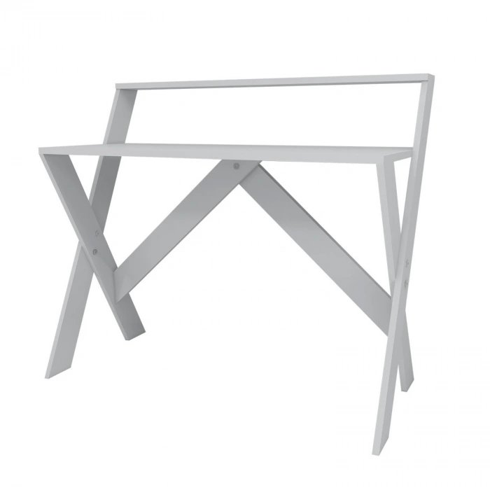 İQAS 50x90 Cm Çalışma Masası Laptop Bilgisayar Masası Ofis Ders Yemek Çocuk Masası Beyaz