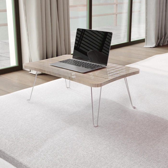 Taşınabilir Katlanır Yatak Koltuk Üstü Hasta Servis Laptop Bilgisayar Çalışma Sehpası - Sonomo