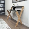 İQAS 50x90 Cm Çalışma Masası Laptop Bilgisayar Masası Ofis Ders Yemek Çocuk Masası Çam - Antrasit