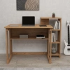 Lotus 5 Raflı Çalışma Masası Laptop Bilgisayar Masası Ofis Ders Yemek Çocuk Masası Çam