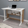 Vennüs 100x55 Cm Kütüphaneli Geniş Çalışma Masası Laptop Bilgisayar Masası Ofis Ders Masası Çam - Beyaz