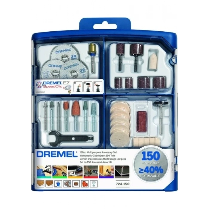 Dremel S724 Dremel Aksesuar Seti 150 Parça