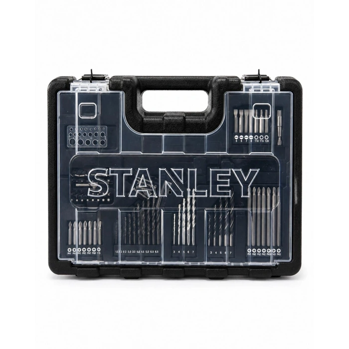 Stanley Fatmax SCD718D2KA 18V 2AH V20 Çift Akü Darbeli Matkap + 83 Parça Aksesuar Hediyeli