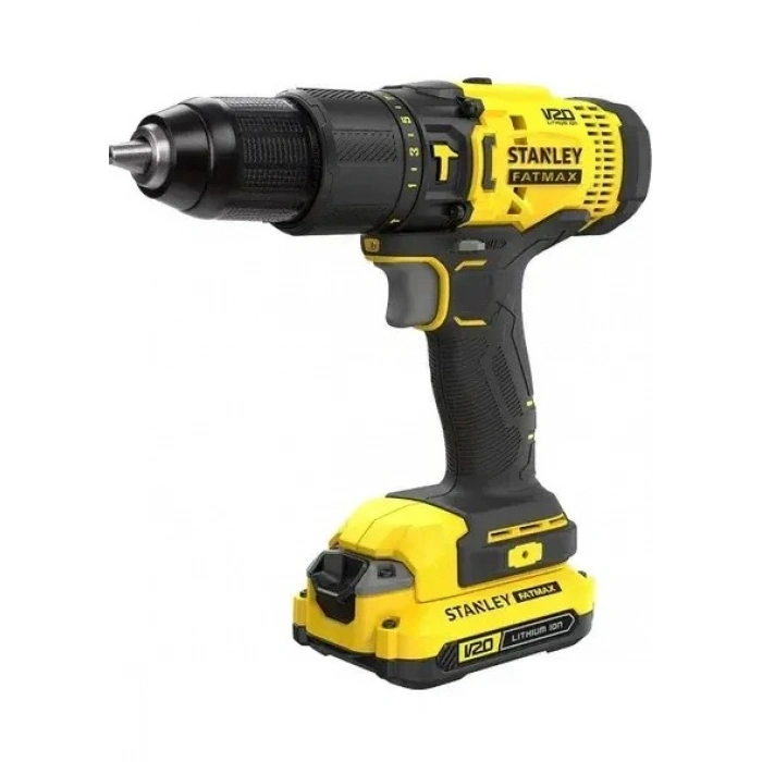 Stanley Fatmax SCD718D2A 18V V20 2.0 Ah Çift Akülü Darbeli Matkap Kiti + 83Parça Aksesuar