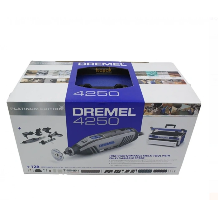 Dremel 4250 6/128 Çok Amaçlı El Motoru Seti (128 Parça)