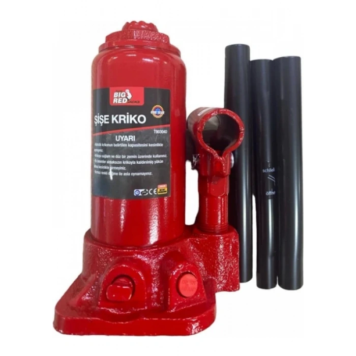 Big Red Şişe Kriko 3-Ton Plastik Çantalı T90304D