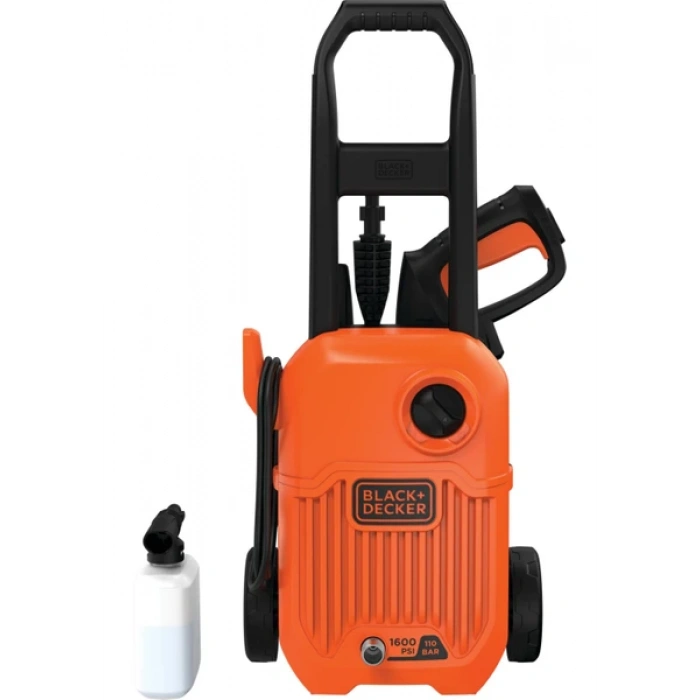 Black & Decker BEPW1300-QS1300 Watt 110 Bar Basınçlı Yıkama Makinesi Turuncu
