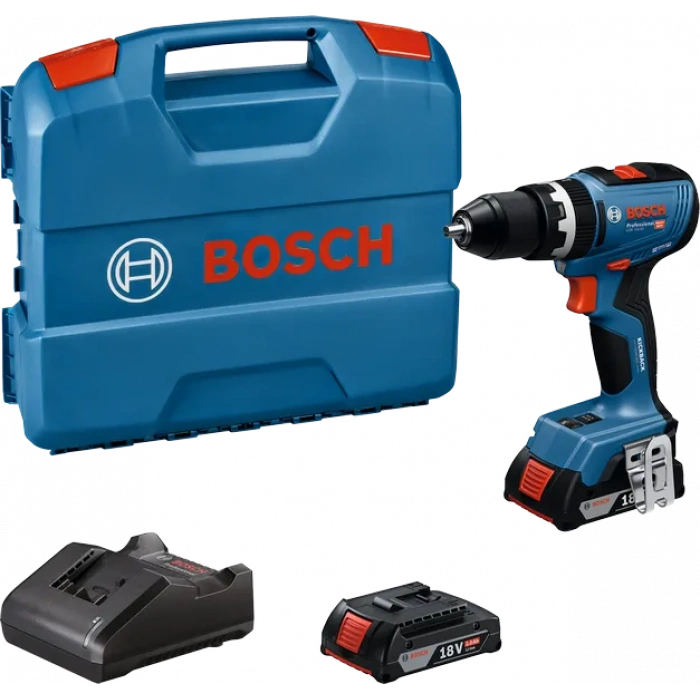Bosch GSB 18V-65 2 Ah Çift Akülü Darbeli Matkap-06019N3100
