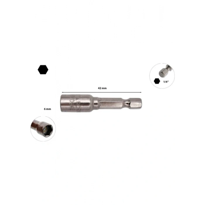 Ceta Form 6 x 42 mm Manyetik Lokma BT/0642