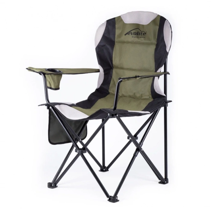 Evolite E-5054-H Nature Katlanabilir Kamp Sandalyesi (Haki)