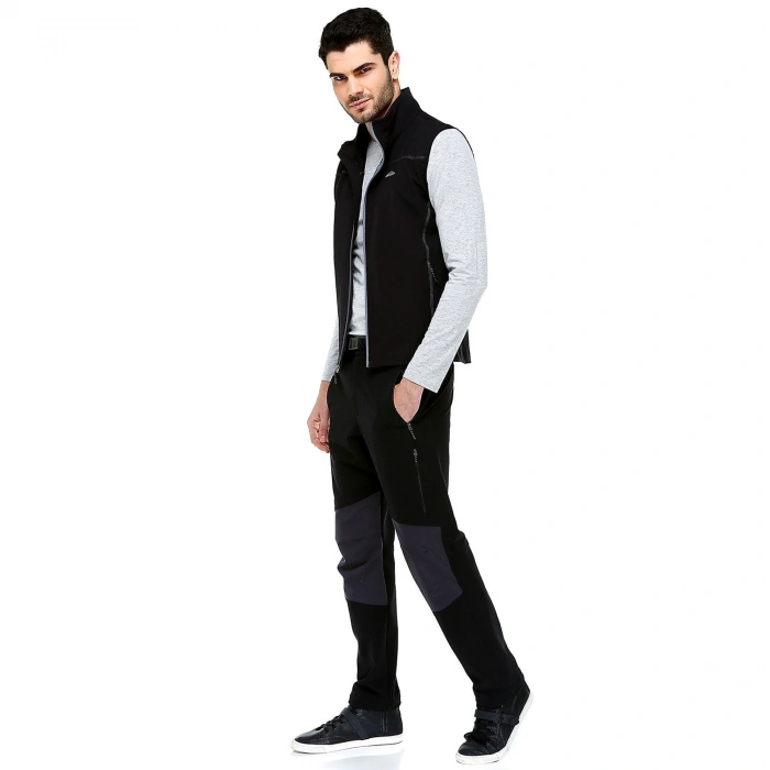 Evolite Point Softshell Erkek Pantolon - Siyah/Gri