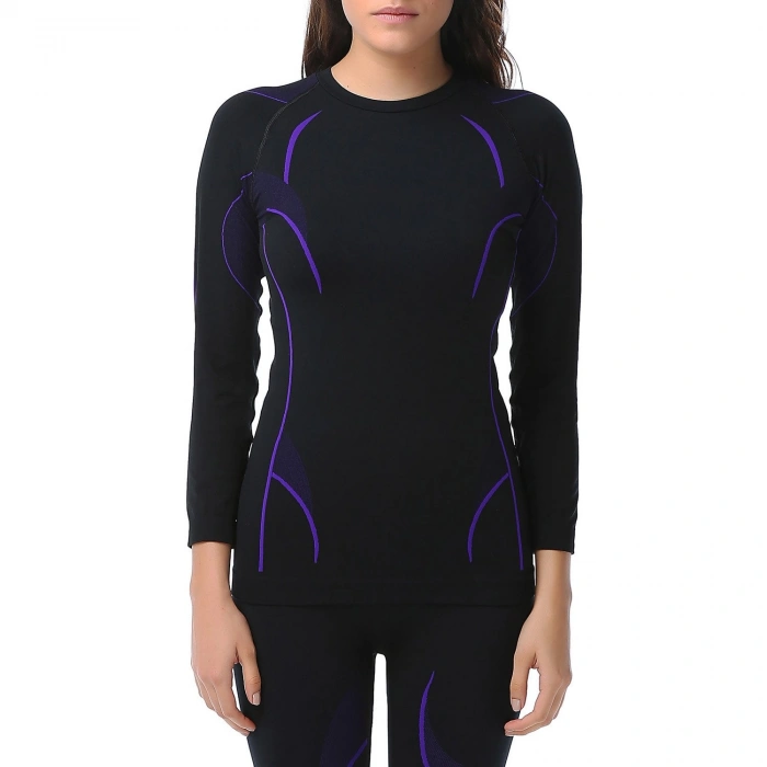 Evolite Thermowear Kadın Mor Termal Üst İçlik