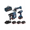 Bosch Gbh 180-LI + Gsr 180-LI + Gws 180-LI + Raf Bag Takım Çantalı 3x4 Ah Akülü El Aletleri Set