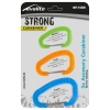 Evolite Strong 3lü Karabina Seti - Mavi/Turuncu/Yeşil
