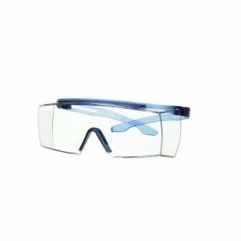 3M SecureFit SF3701SGAF-BLU OTG (Over-The-Glass) Scotchgard™ Şeffaf Koruyucu Gözlük