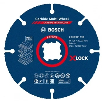 Bosch EXPERT Carbide Multi Wheel X-Lock Kesme Diski 125 mm