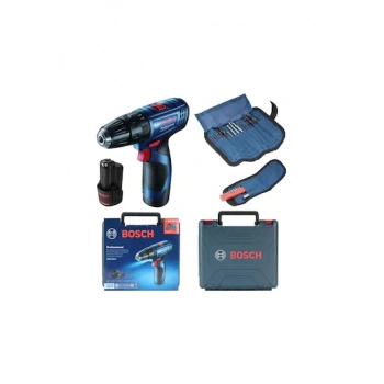 Bosch Professional GSB 120-Li 2x2Ah Çift Akülü Darbeli Delme Vidalama + 23 Parça Set