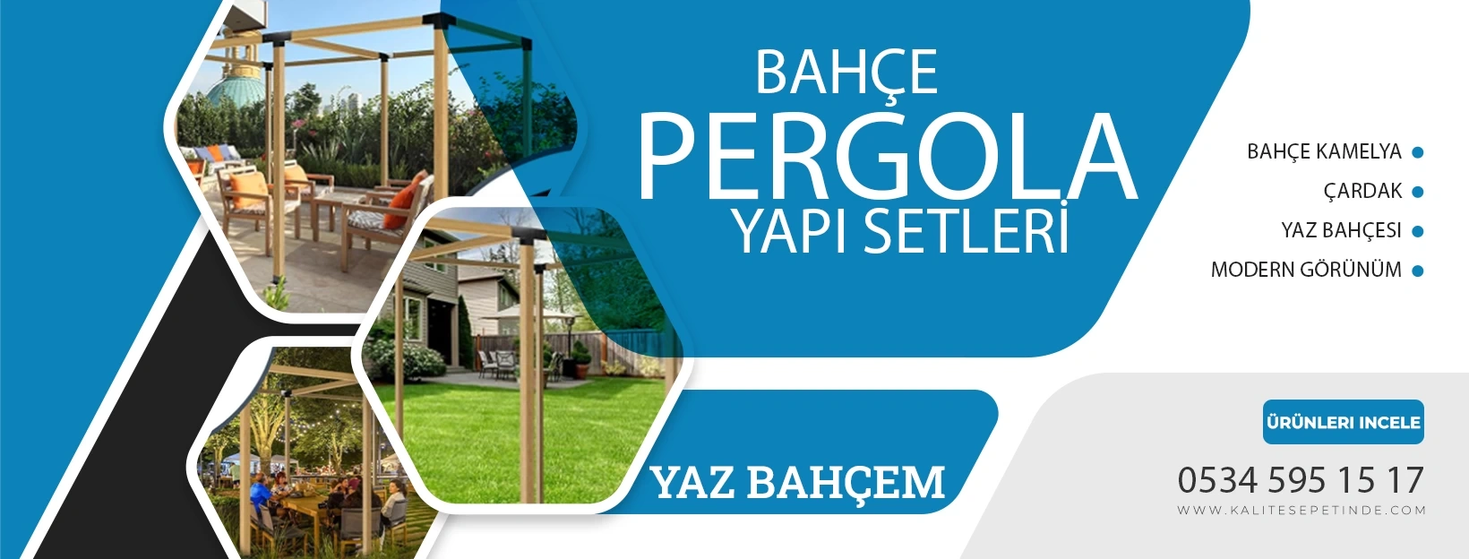 BAHÇE PERGOLA SETLERİ
