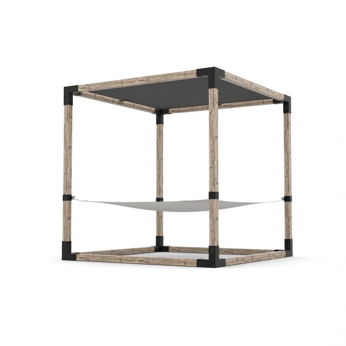 2 Kişilik Hamak ve Gölgelikli Çardak Pergola Yapı Seti