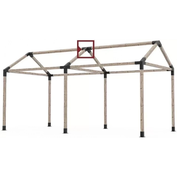 BAHÇE AHŞAP KAMELYA ÇARDAK YAPI SETİ ARA BRAKET