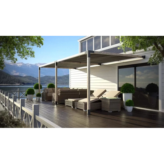 BAHÇE AHŞAP KAMELYA ÇARDAK YAPI SETİ KOMPLE SET