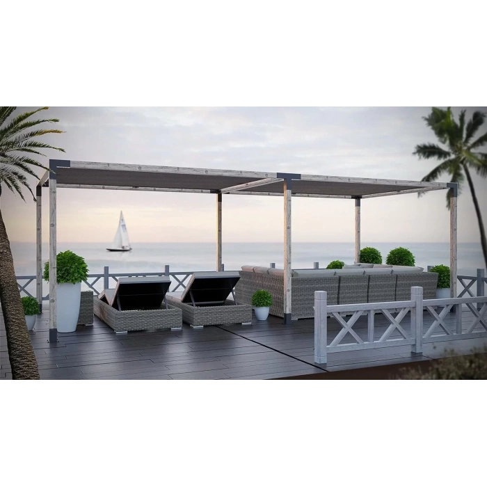 BAHÇE AHŞAP KAMELYA ÇARDAK YAPI SETİ KOMPLE SET