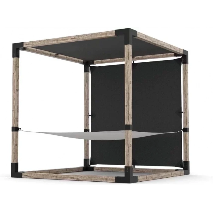 BAHÇE AHŞAP KAMELYA ÇARDAK YAPI SETİ KOMPLE SET