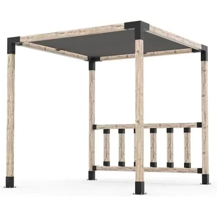 BAHÇE AHŞAP KAMELYA ÇARDAK YAPI SETİ METAL BAĞLANTI