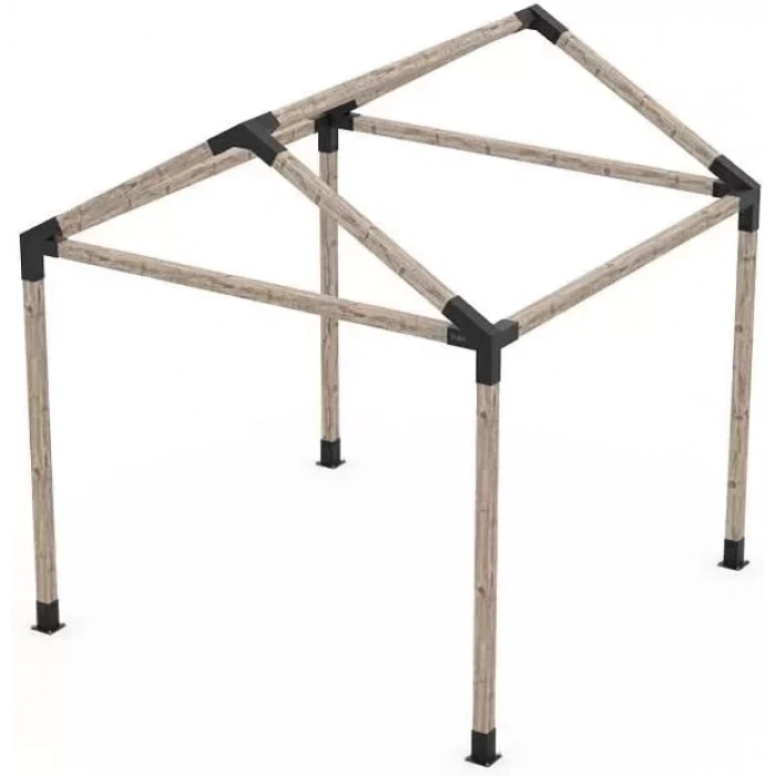 BAHÇE AHŞAP KAMELYA ÇARDAK YAPI SETİ METAL BAĞLANTI APARATI