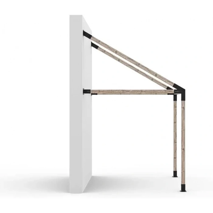 BAHÇE AHŞAP KAMELYA ÇARDAK YAPI SETİ METAL BAĞLANTI