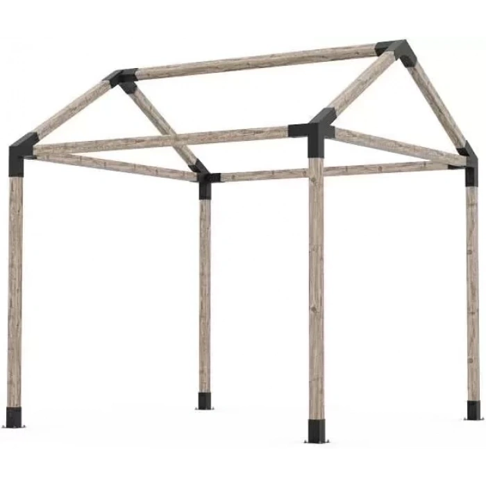 BAHÇE AHŞAP KAMELYA ÇARDAK YAPI SETİ METAL BAĞLANTI APARATI