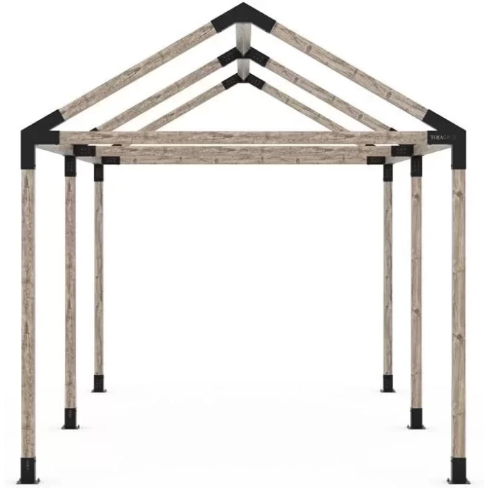 BAHÇE AHŞAP KAMELYA ÇARDAK YAPI SETİ METAL BAĞLANTI