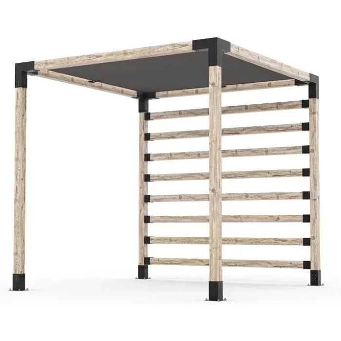 BAHÇE AHŞAP KAMELYA ÇARDAK YAPI SETİ METAL BAĞLANTI