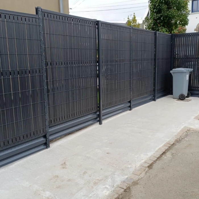 Euro Panel Tel Kaplama Düz Model Antrasit H: 0,5m * L: 2,5m