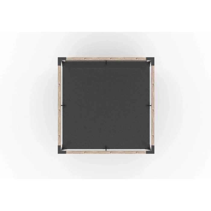 KAMELYA TİP GÖLGELİKLİ PERGOLA SETİ 10X10 METAL BAĞLANTI