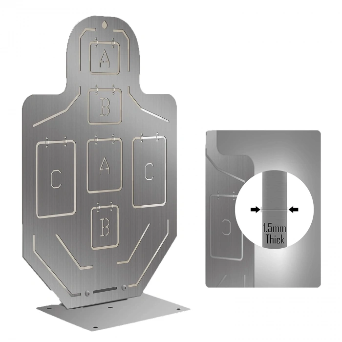 Airsoft BB Hedefi - Dayanıklı Metal Vurulabilir Hedef Sistemi