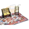 Minyatür Halı Dollhouse Dekorasyonu Mini Taban Halısı