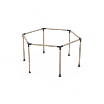 Altıgen Çardak Braket Seti Modern Dizayn