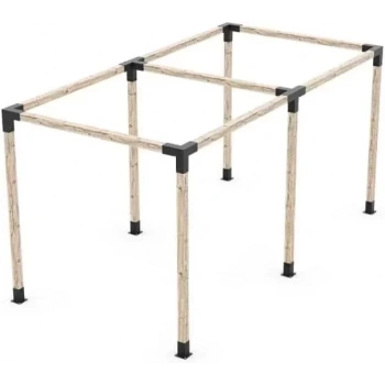 BAHÇE AHŞAP KAMELYA ÇARDAK YAPI SETİ METAL BAĞLANTI