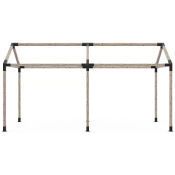 BAHÇE AHŞAP KAMELYA ÇARDAK YAPI SETİ METAL BAĞLANTI