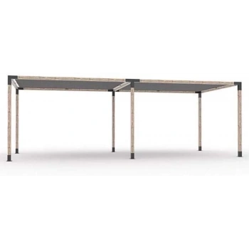 BAHÇE AHŞAP KAMELYA ÇARDAK YAPI SETİ METAL BAĞLANTI