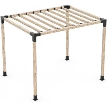 BAHÇE AHŞAP KAMELYA ÇARDAK YAPI SETİ METAL BAĞLANTI