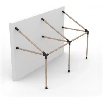 BAHÇE AHŞAP KAMELYA ÇARDAK YAPI SETİ METAL BAĞLANTI