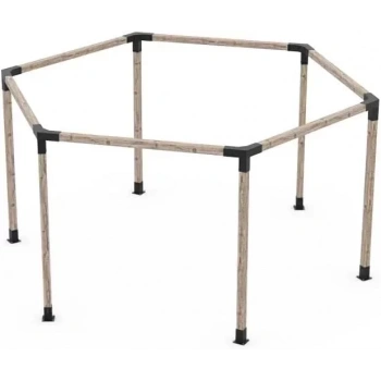 BAHÇE AHŞAP KAMELYA ÇARDAK YAPI SETİ METAL BAĞLANTI