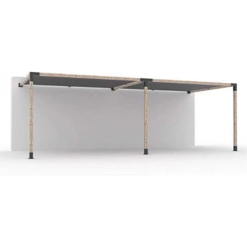 BAHÇE AHŞAP KAMELYA ÇARDAK YAPI SETİ METAL BAĞLANTI